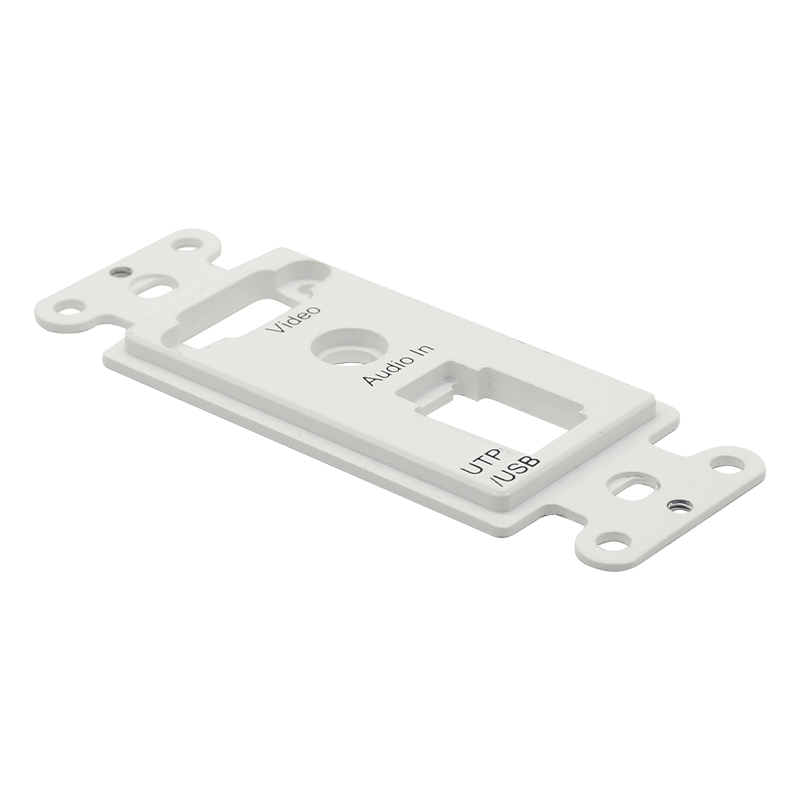 White Panel Video + Audio + UTP / USB