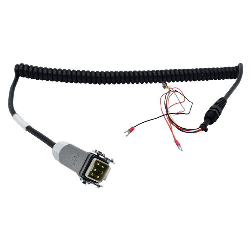 Cable Coiled DTM04-6P to Terminal