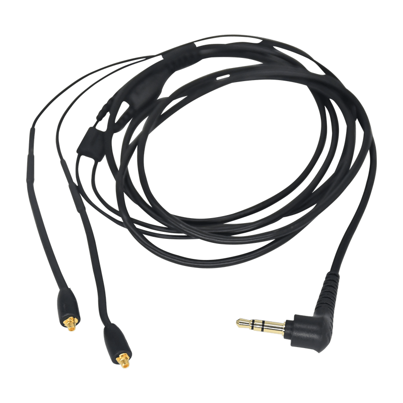 Earphone Cable, Black DC3.5 to MMCX