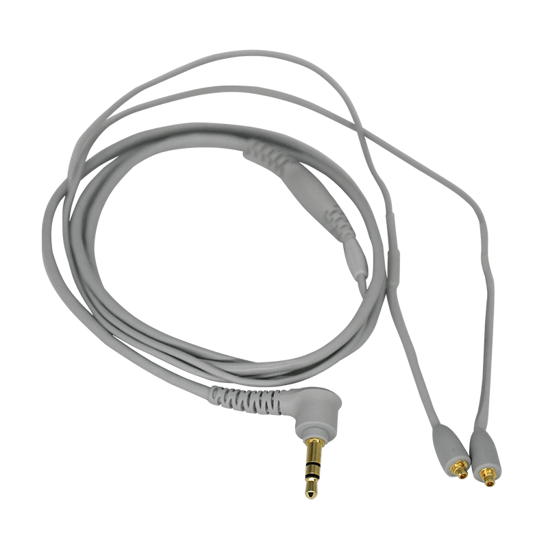 Earphone Cable, Gray DC3.5 to MMCX