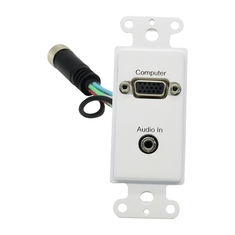 White Panel-VGA, AUDIO